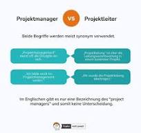 projektmanager projektleiter