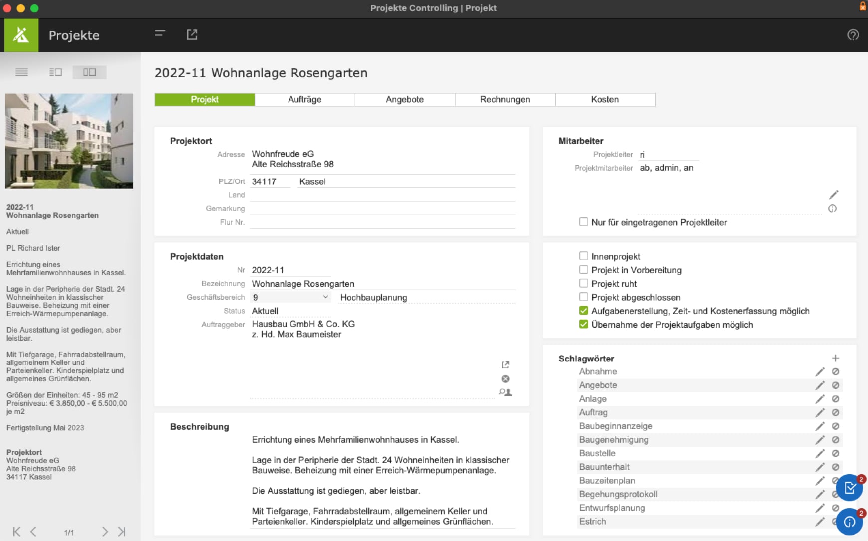 projektmanagement website