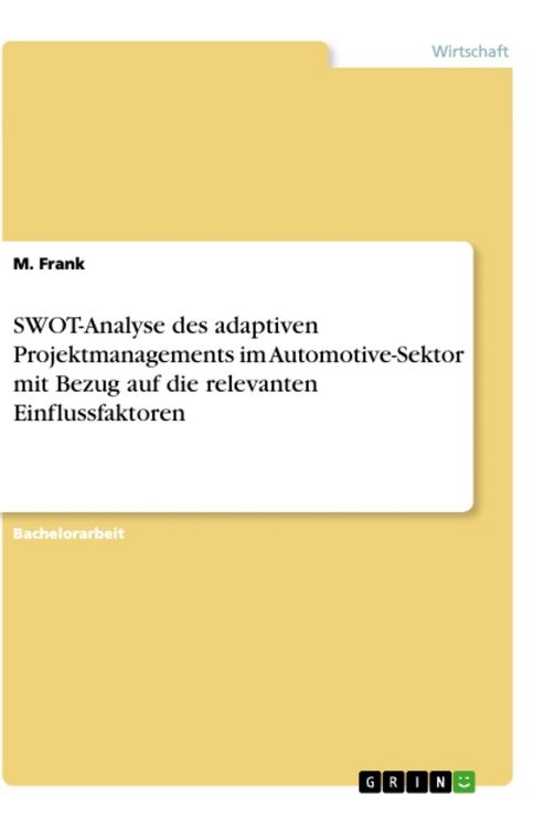 projektmanagement automotive