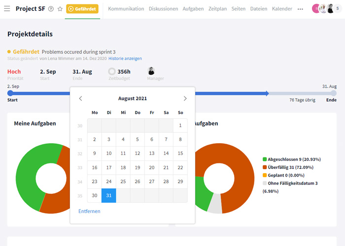 stackfield projektmanagement