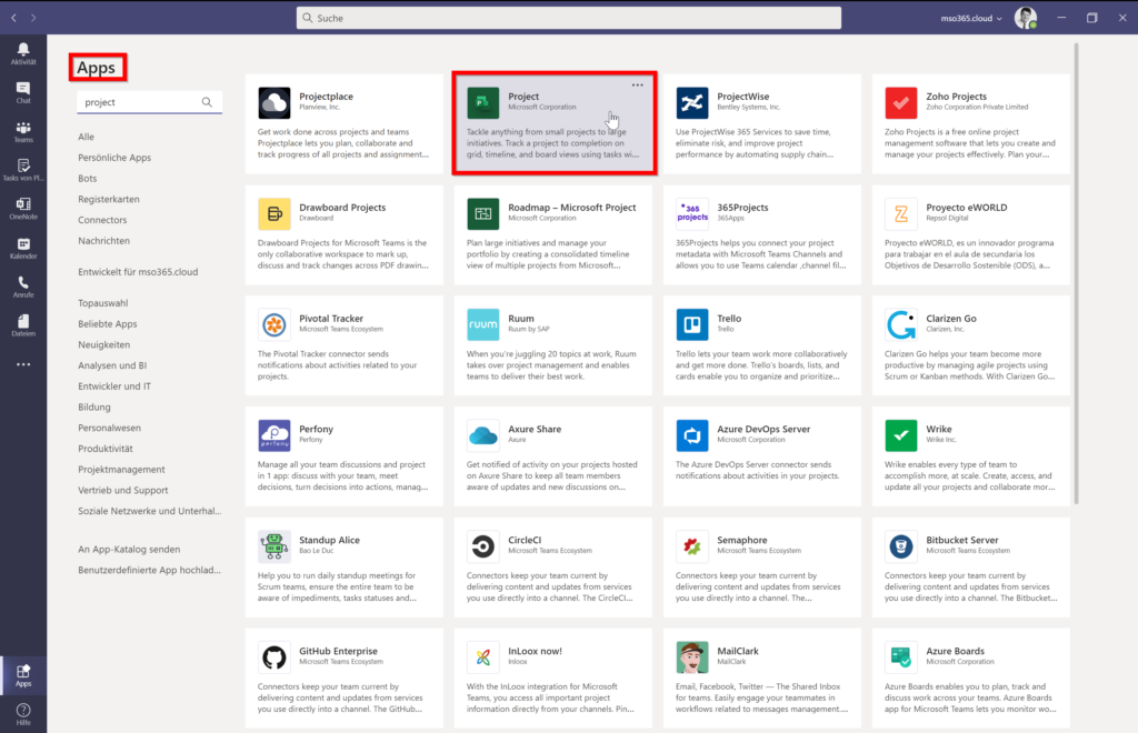 projektmanagement mit microsoft teams